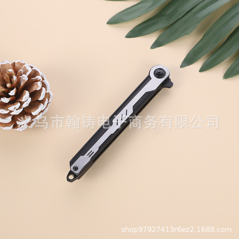 厂家直供不锈钢户外刀机械神笔小折刀多功能求生折叠刀具口袋刀仔