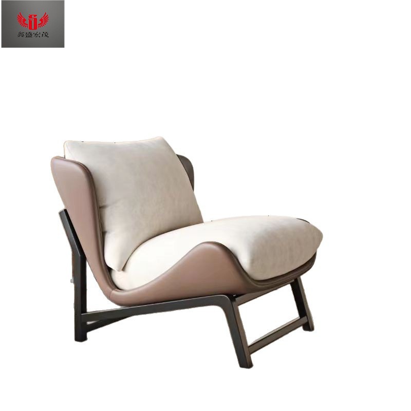 Sofá italiano de lujo minimalista sala de estar dormitorio simple oficina hotel dormitorio principal sofá relajado sofá ocio