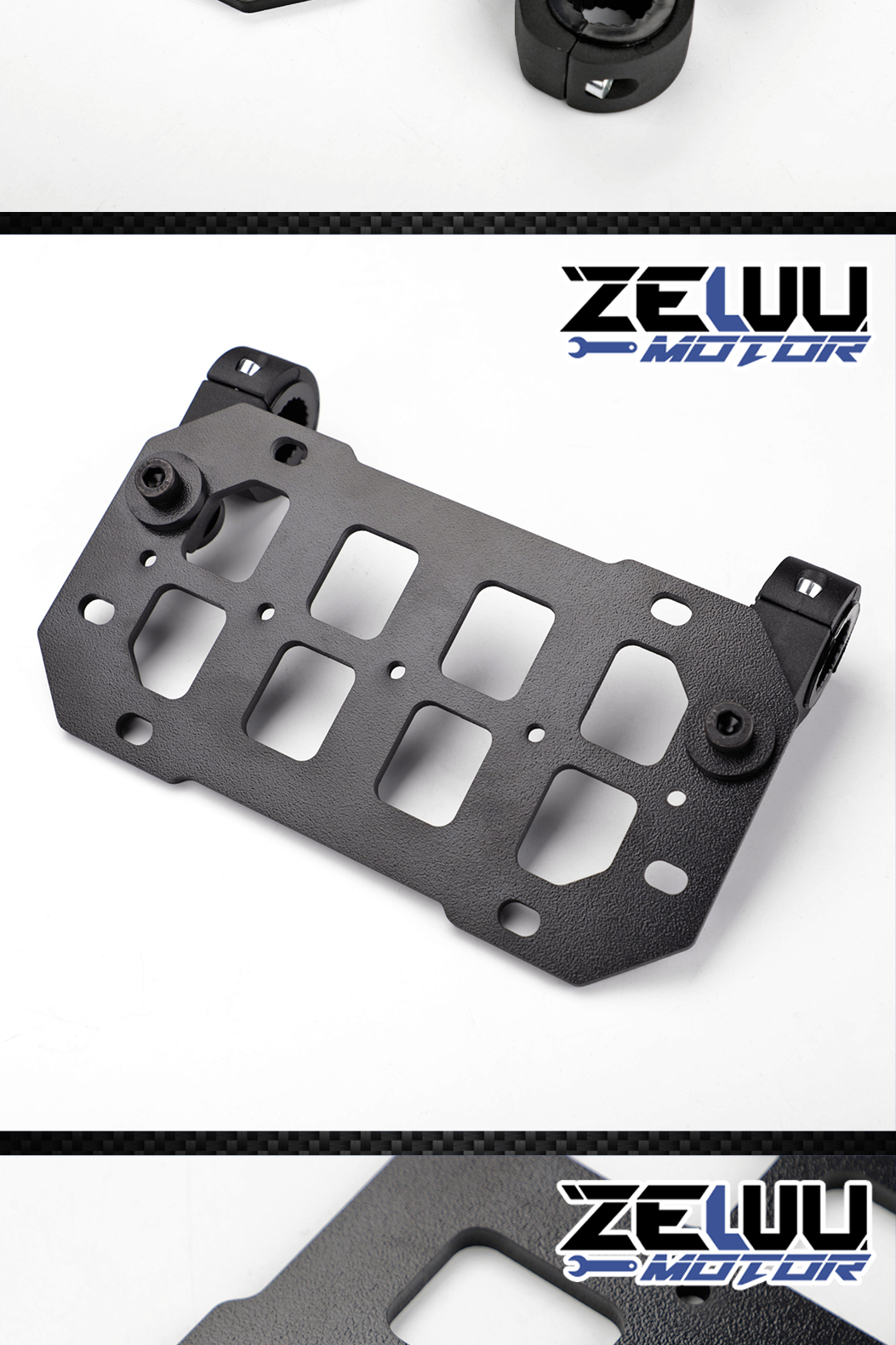 Suitable for Motorcycle Bumper Molle Hanging Plate Cub Cc110 Tactical Side Box Mounting Side Bag Bracket Bezel