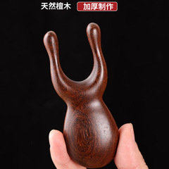 Sandalwood massage comb frog nose massager beautiful nose massager eye massage stick nose bridge face ear shaving