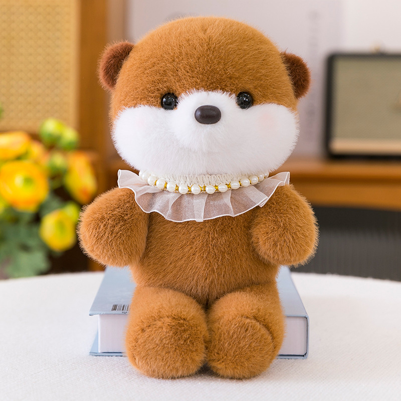 ネット有名人パールランニングシリーズぬいぐるみ 8inch 三毛猫人形かわいいペットウエストハイランド人形キャッチマシン人形|undefined