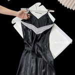 2025新款春夏居家服女士睡衣家居服连体冰丝睡衣仿真丝性感可外穿