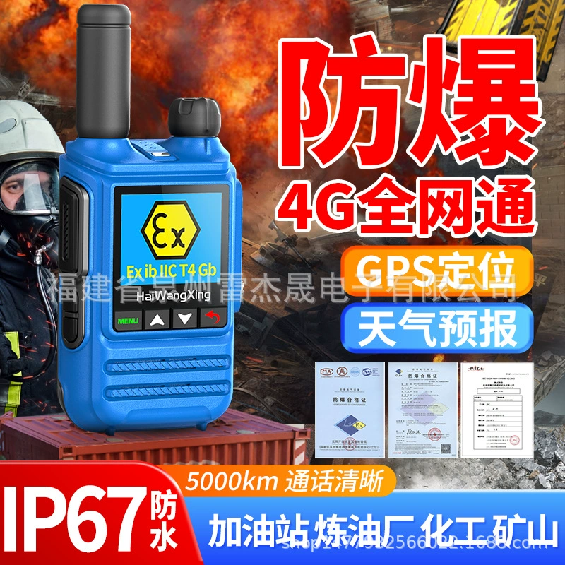Нептун HX-968 Взрывозащищенный IP67 Общественная сеть Домофон 5000 км Пожарная угольная шахта Химический завод