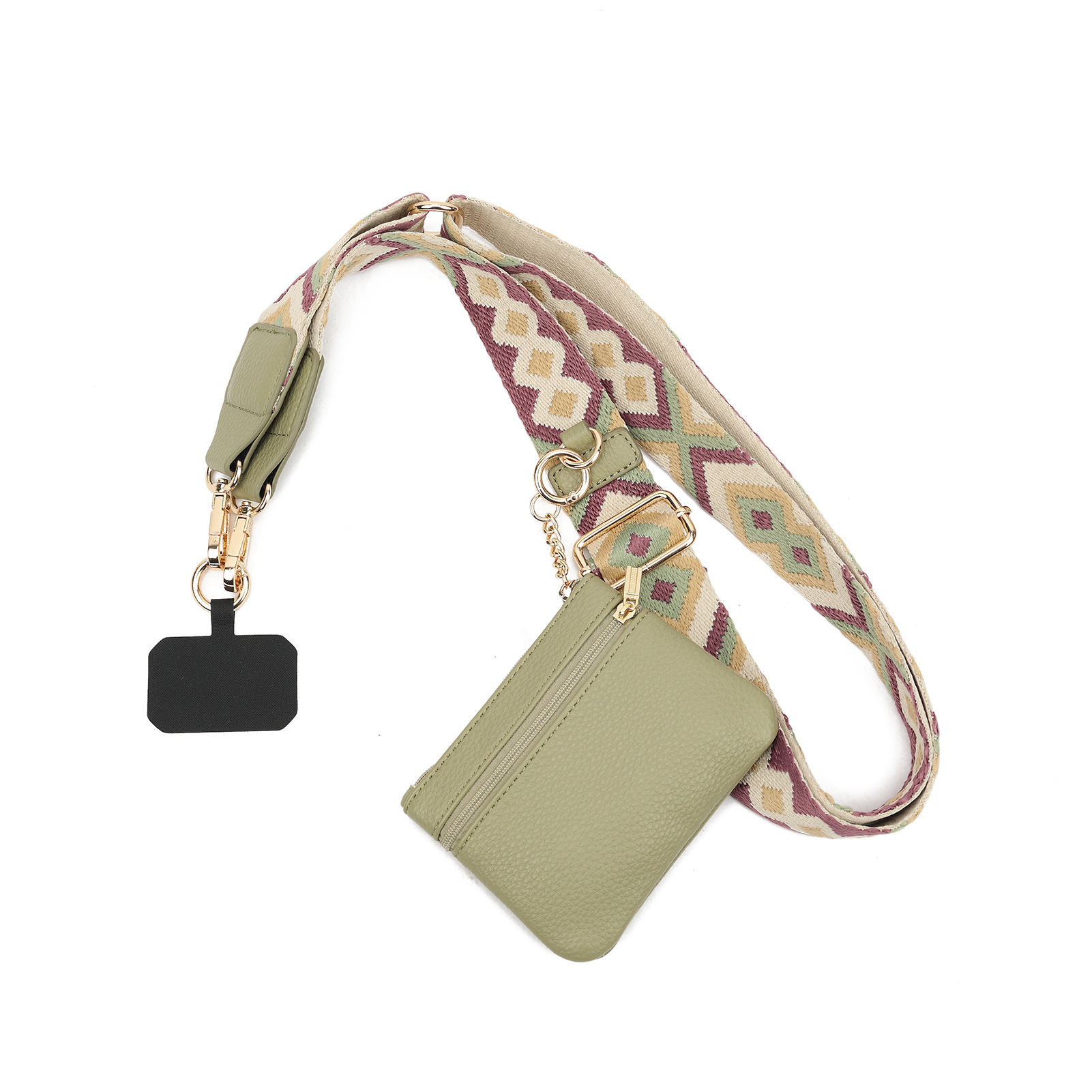 Casas de teléfono móvil explotadoras transfronterizas cinturón de hombro largo cinturón de cinturón de hombro de cinturón de cinturón portátil de cinturón de cinturón desmontable cinturón de doble función