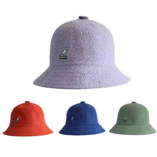 Kangaroo Hat Kangol Fisherman Hat Summer Unisex Face-Smaller Trendy Brand Sun Hat Bucket Hat