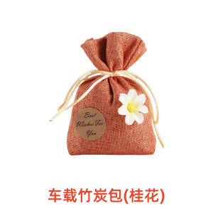 Air Freshener Odor Removal Car Car Perfume Aromatherapy - car-bamboo-charcoal-bag-osmanthus