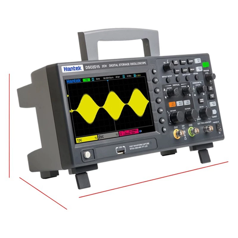 Hantai DSO2C10 DSO2C15 DSO2D10 DSO2D15 двухканальный Настольный цифровой запоминающий осциллограф