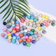Mist silicone beads 15mm silicone beads food grade baby molars jewelry diy beaded loose beads spot wholesale