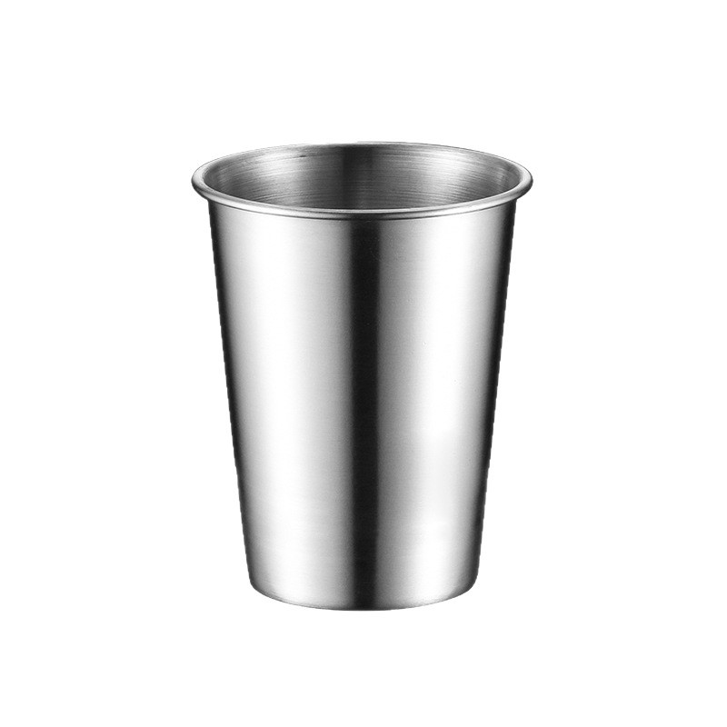 Taza de una sola capa de acero inoxidable 304 transfronteriza Taza de cerveza ins Taza de agua de barbacoa coreana Taza de café de restaurante Taza de bebida image 5