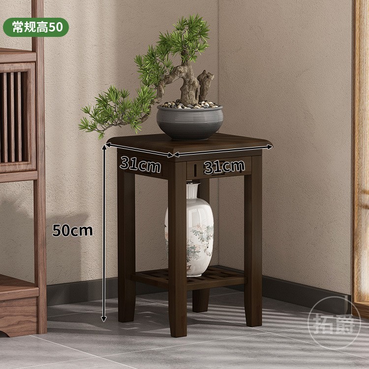 [월넛컬러] 50cm 높이의 꽃꽂이 - 레귤러 스타일