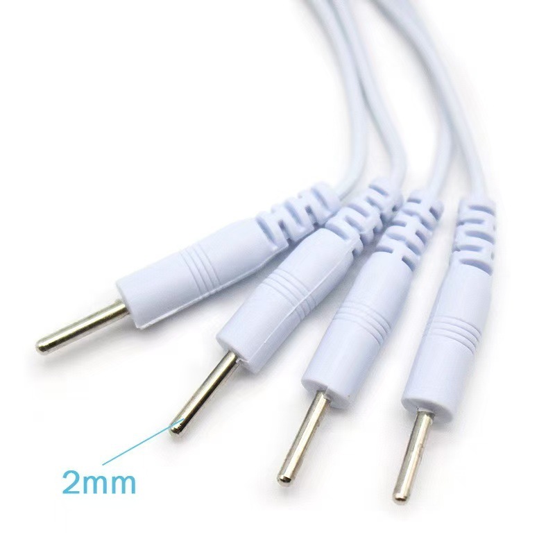 電極線 DC2.5MM 1対2、1対4ピン接続線、マッサージ器パルス線アクセサリー|undefined