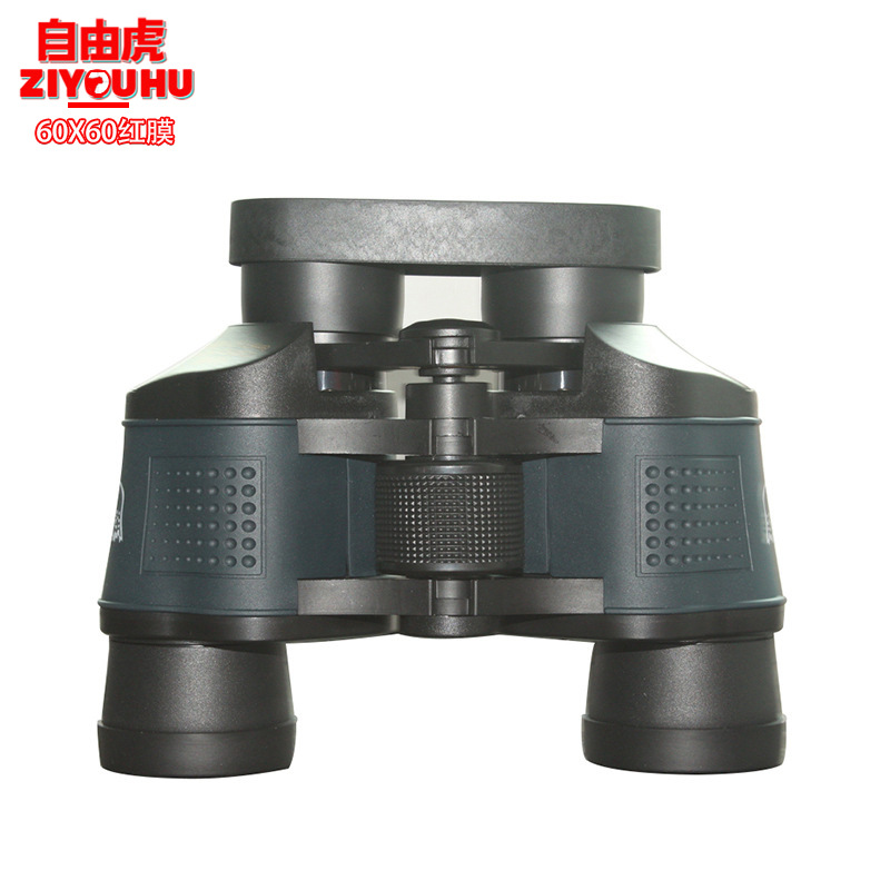 ZIYOUHU 60x60高倍高清双筒望远镜带坐标夜视显微镜红膜一件代发