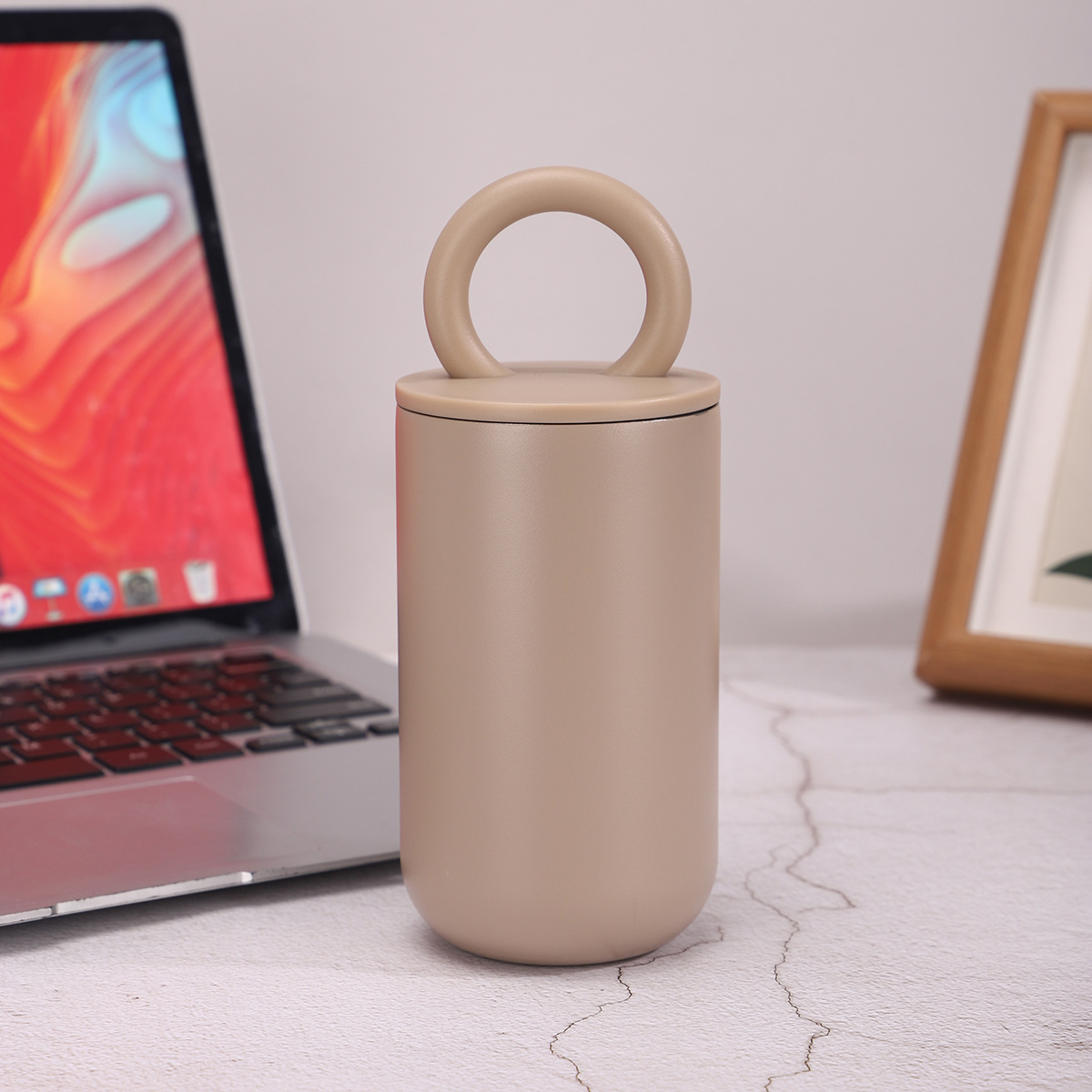 Insulated Stainless Steel Coffee Cup With Vacuum Layer For Office_voghion.com