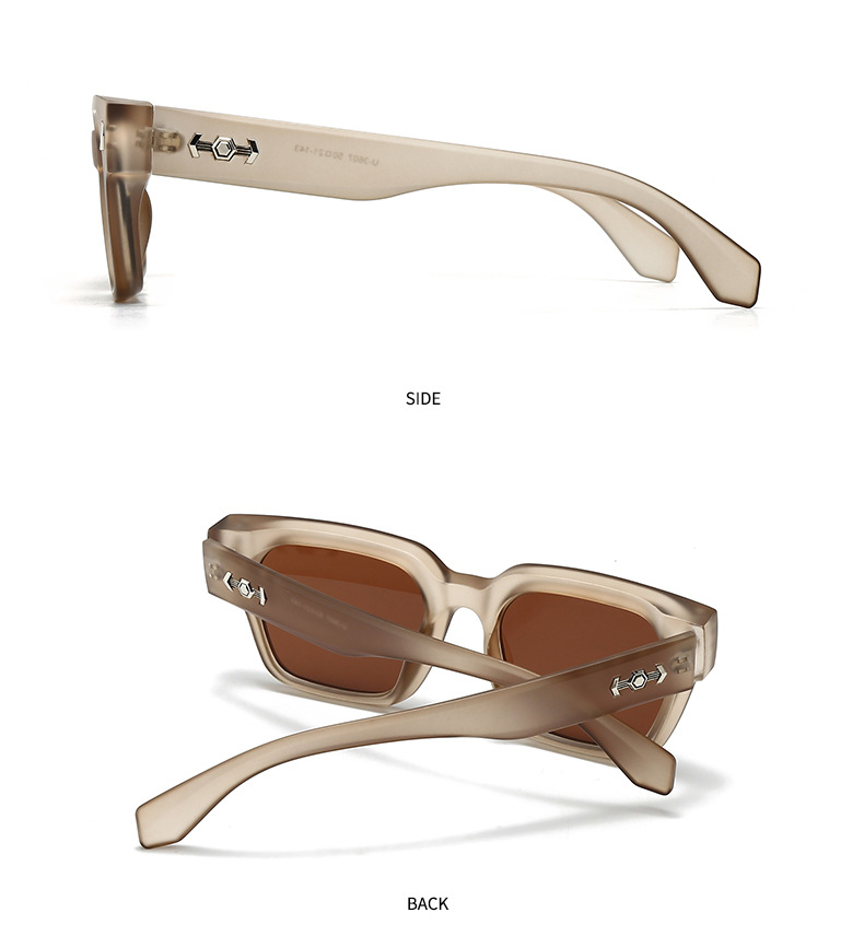 Herren Sonnenbrille Mit Quadratischem Rahmen Für Den Street-look_voghion.com