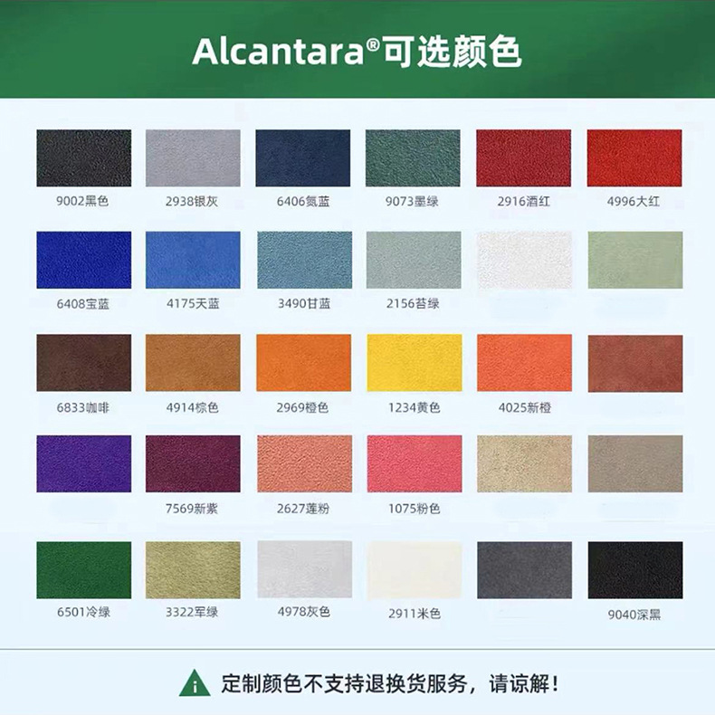 Car Anti-Kick Pad, Rear Seat Back Protection Pad, Alcantara Leather Velvet, High-End Car Interior Accessories