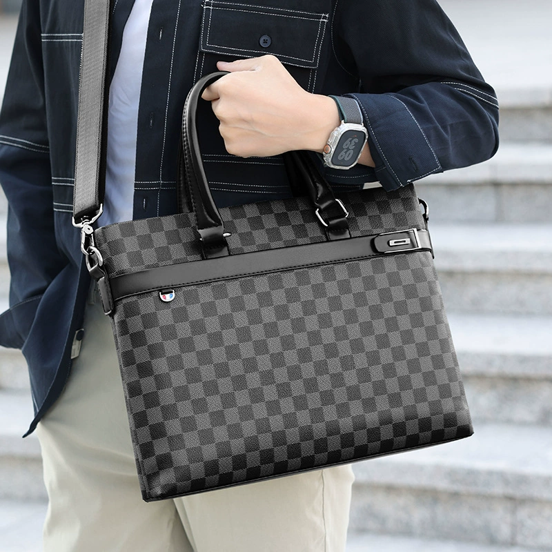 Polyurethane capacious one-shoulder bag, bag strap, purse, high-end