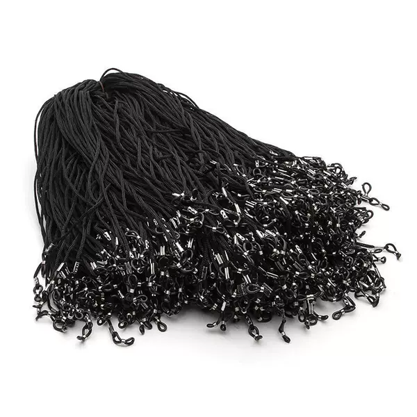 Glasses rope black nylon bulk glasses rope glasses non-slip rope bulk whole bundle wholesale glasses rope non-slip