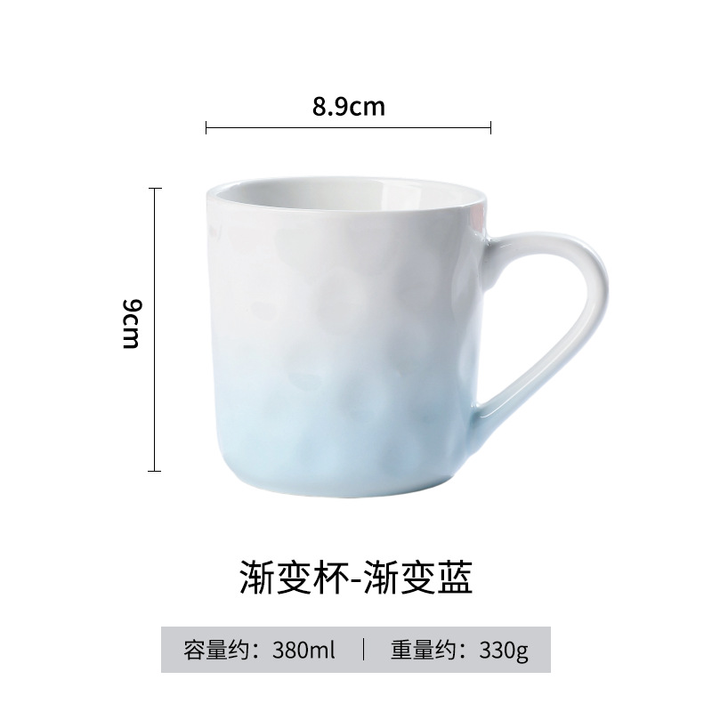 "그라데이션 블루 ""갈색 상자""."