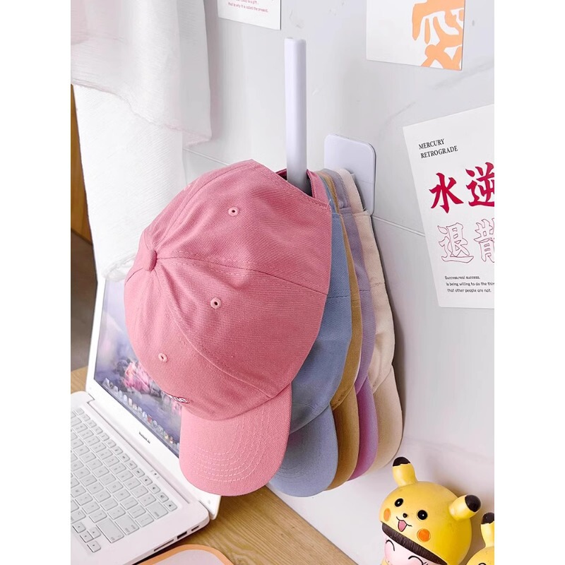 Hat Hanging Storage Artifact Dormitory Organization Artifact Punch-Free Entrance Wall Hanging Wall Multi-Functional Door Rear Hat Hook Rack