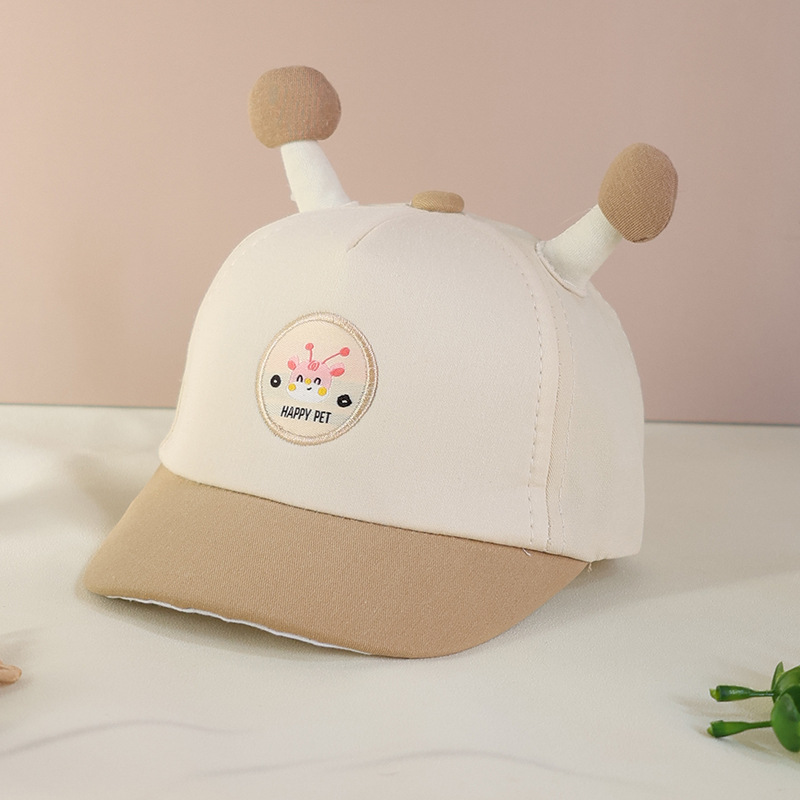 Sombreros infantiles primavera y otoño para niños y niñas gorras de lengua de pato adorables orejas de conejo para bebés sombreros de béisbol sombreros de sol