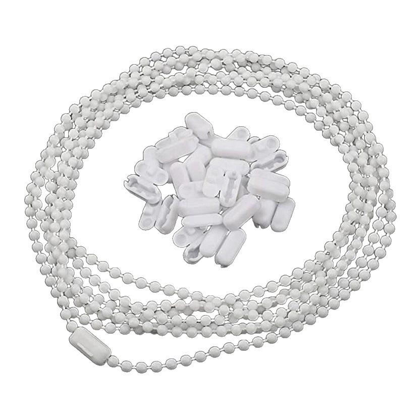 Cuentas / botones de cuentas, accesorios de cortinas 4.5 * 6MM cortinas verticales blancas persianas cortinas accesorios de cadena de cuentas