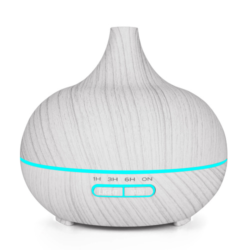 400ml onion aroma diffuser wood grain humidifier remote control colorful light humidifier male model tip aroma diffuser