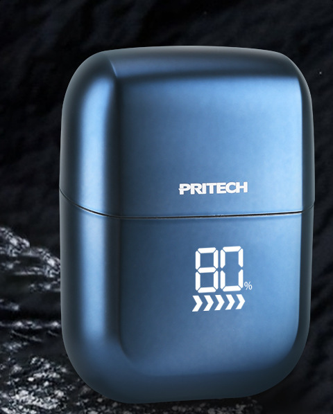 PRITECHスマート専用ポータブルミニ電気かみそりスクレーパー電気マイクロ旅行メンズ|undefined