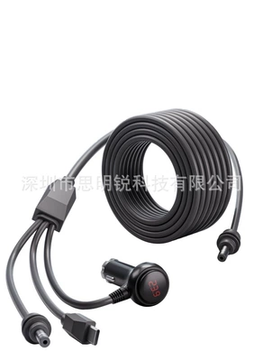 suitable for mini devices, car: Siqaret yandırıcısı - 60wdc-head-vehicle-charging-power-cable-1-to-3-car-charging-cable69p