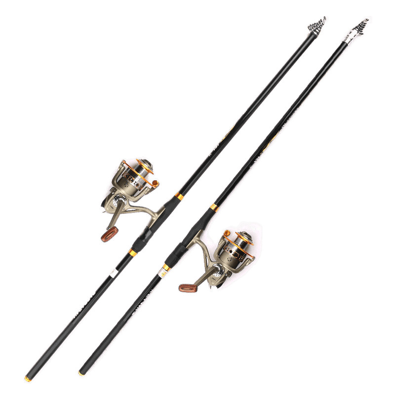 Caña de pescar de carbono ultra dura larga barra de caña de pescar de doble propósito conjunto de caña de pesca de caña de pesca de larga distancia comercio exterior
