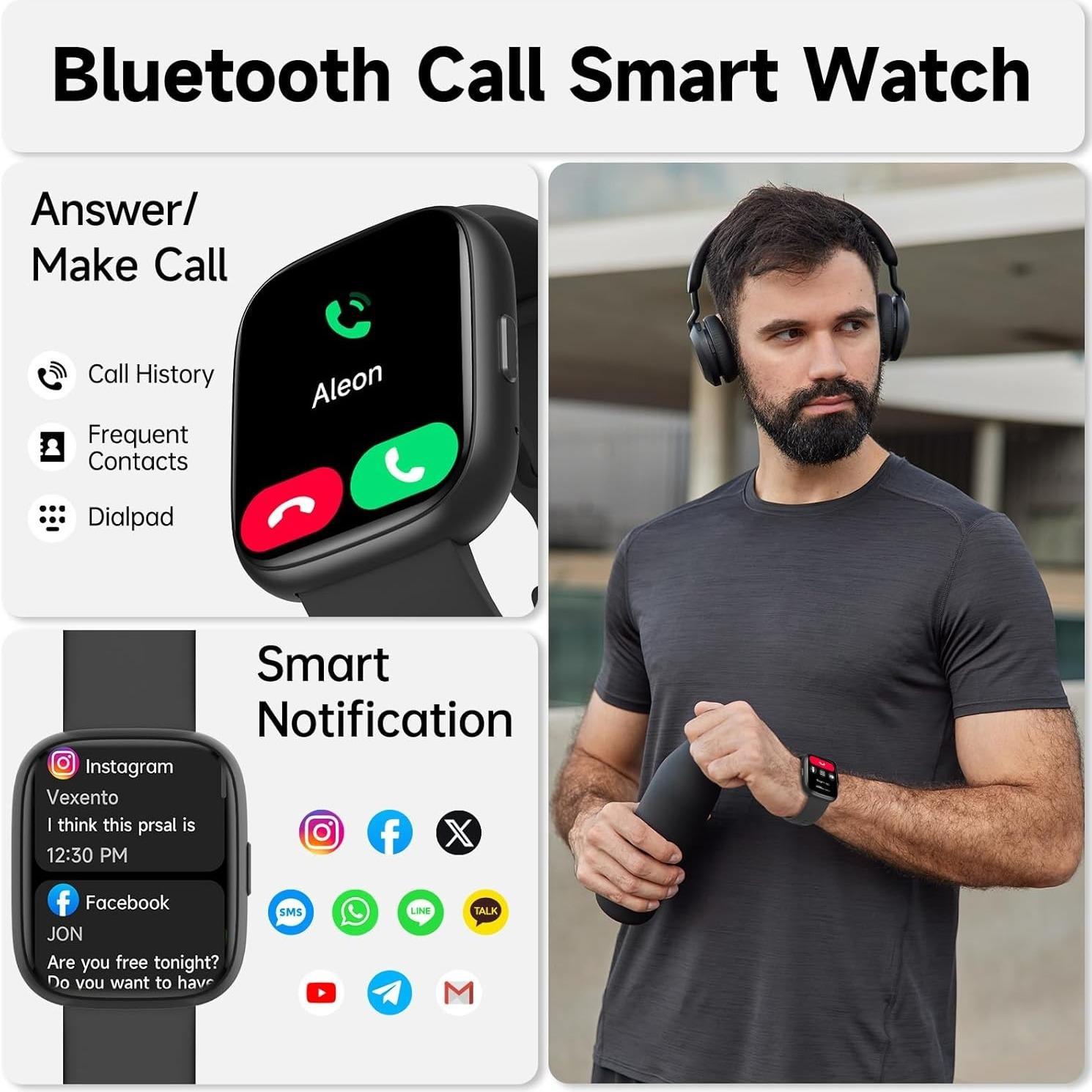 New Cross-border Idw26 Women's Smartwatch 1.85inch AMOLED Screen Bluetooth Call Health Monitoring Sports_voghion.com