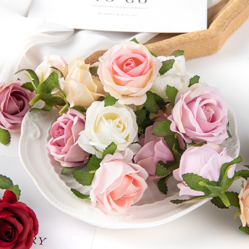 10g Weight Artificial Plant Event & Party Supplies 1 Piece Quantity Holiday, Daily Occasion Silk Flower Material Rose Pattern Romantic Style Romantic Rose Silk Flower Artificial Flowers 无