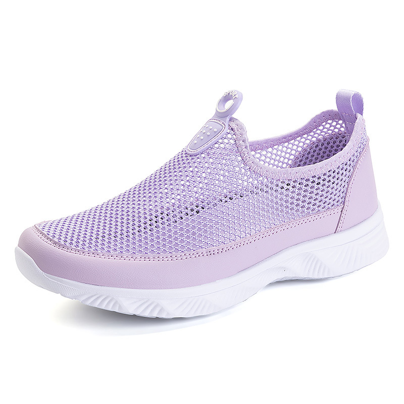 Slip-On Plus tamaño pareja zapatos ligeros transpirables slip-on zapatillas volando tejidos zapatos casuales de las mujeres zapatos de los hombres zapatos de los deportes al aire libre