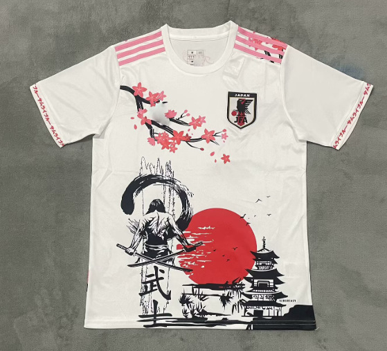 25-26 Nueva camiseta de anime de camiseta japonesa One Piece Samurai Sakura Dragon Ball Uniforme de fútbol transfronterizo de edición especial