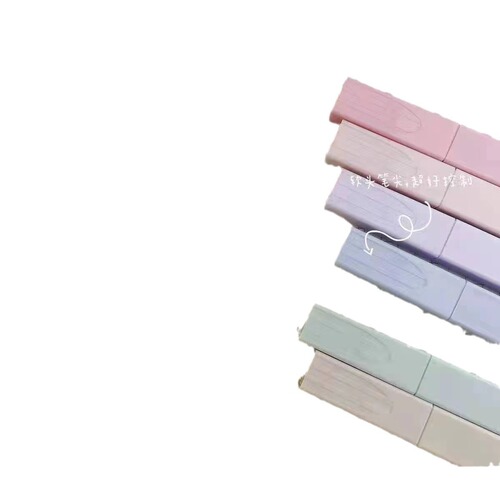 Lightweight dual-ended fluorescent colored large-capacity student eye-protecting soft tip marker for bullet journaling, doodling, and painting.