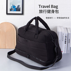 旅行包健身包運動男女瑜伽包大號手提圓筒運動包出行大容量收納包