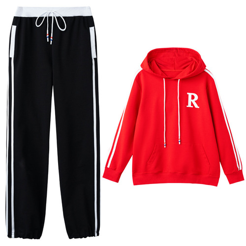 Lotus Goddess Square Dance Uniform New Running Fashion Casual Sport Autumn Winter Fitness Ghost Step Dance Top with Hooded Sweatshirt