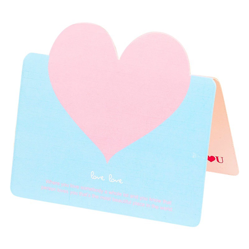 Фабрика Южная Корея творческие универсальные любовные поздравительные открытки Рождественские подарочные карты мероприятия оптом поздравительные открытки маленькие подарки