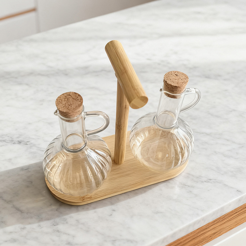 Aceitera de Vidrio Doméstica de Borosilicato para Cocina image 7
