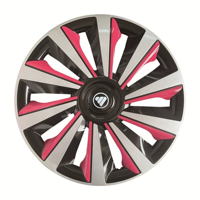 Hub cover, Suitable for Foton Scenery Big - storm-silver-red-black-15inch-enhanced-10-card