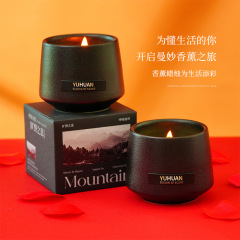 陶瓷杯香薰蜡烛杯批发家用室内创意手工无烟蜡烛香氛摆件小众高级