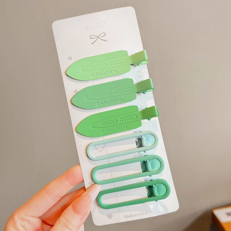 Pin de cabello sin marcas para mujeres 2025 nuevo frente lateral pecado clips maquillaje pin de cabello clip de boca de pato tocado