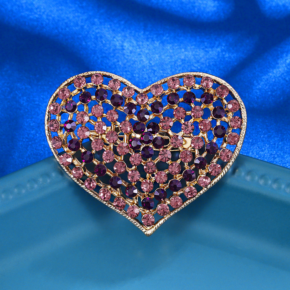 Exquisite Herzbrosche Mit Perle Hochwertiges Accessoire Für Damen_voghion.com