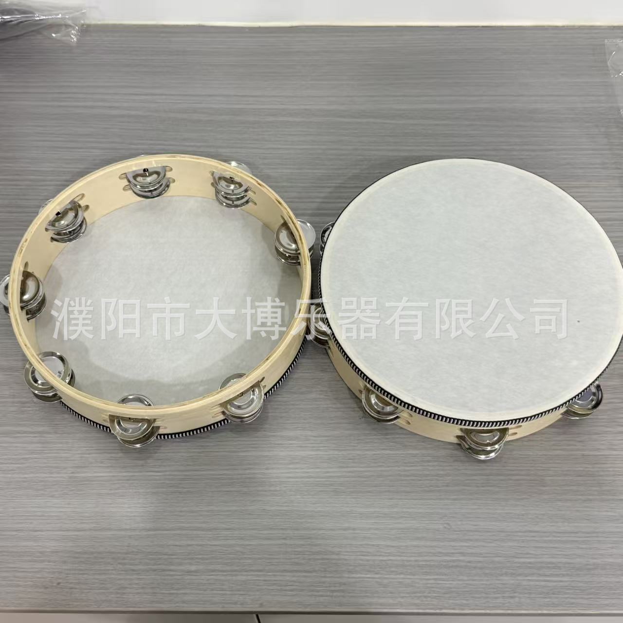 Instrumento de percusión Orff pandereta de doble fila 4 pulgadas 6 pulgadas 7 pulgadas 8 pulgadas 10 pulgadas tambor de mano tambor súper fuerte image 27