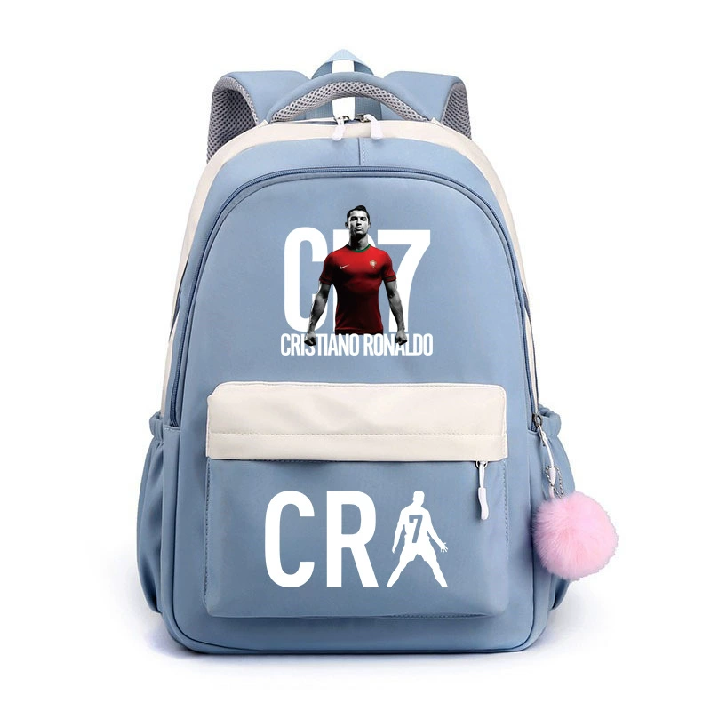 Football sports cute backpack, waterproof wear-resistant school bag, Korean style