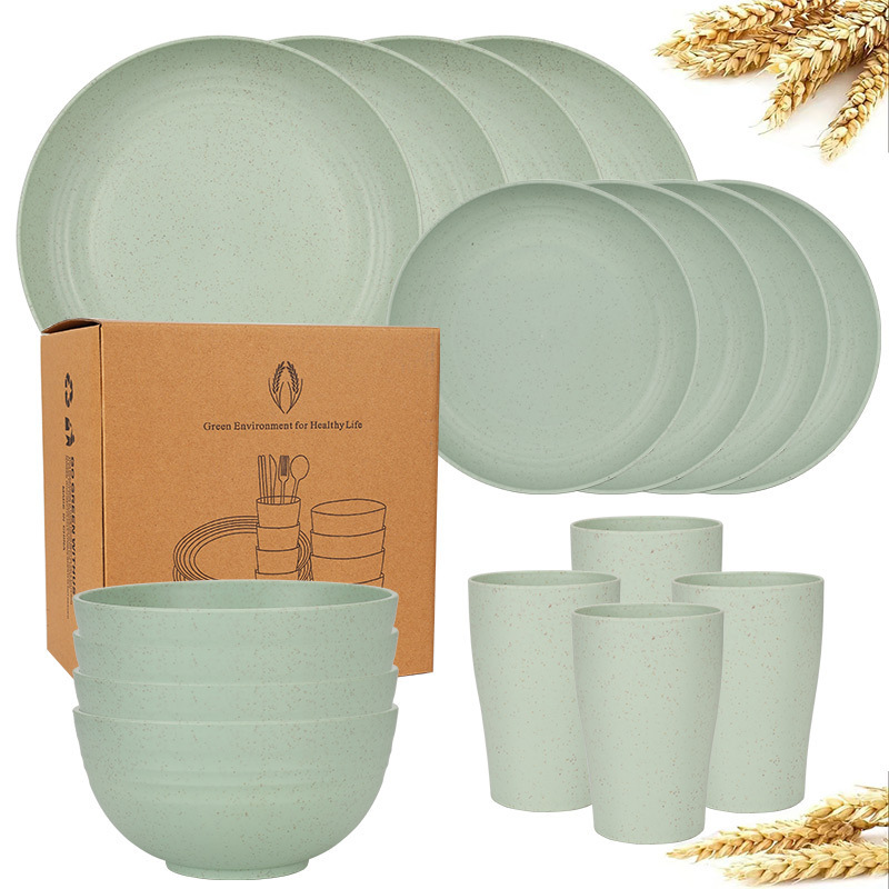 라이트그린 16종세트 (23cm접시+20cm접시+작은허리컵+그릇)