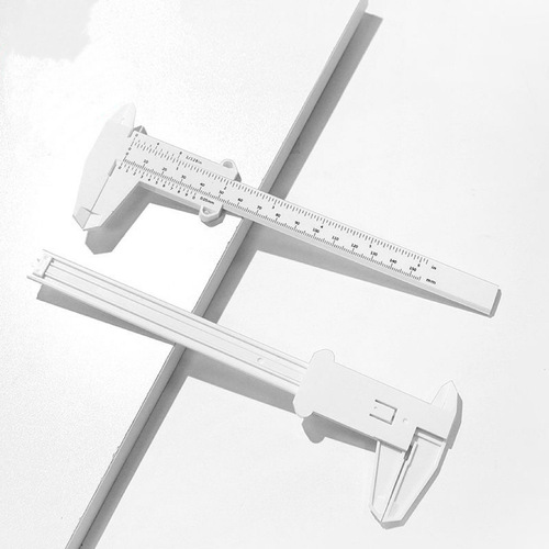 Plastic vernier caliper high-precision home use mini small jewelry and craft 80mm 150mm oil level vernier ruler