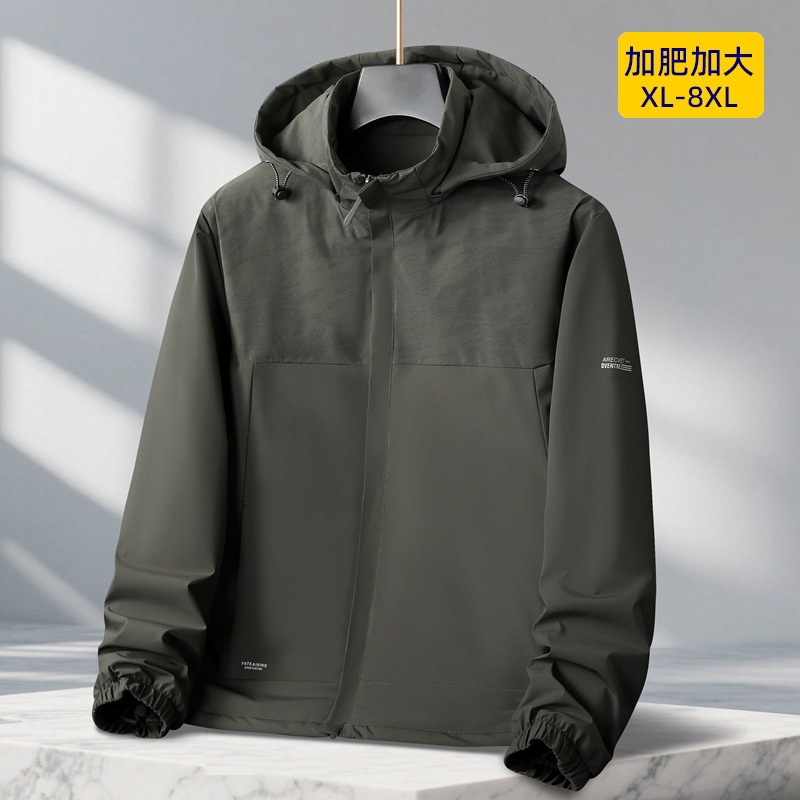2025秋冬季加大码棉服外套男宽松可脱卸帽高级感上衣青年胖佬棉衣