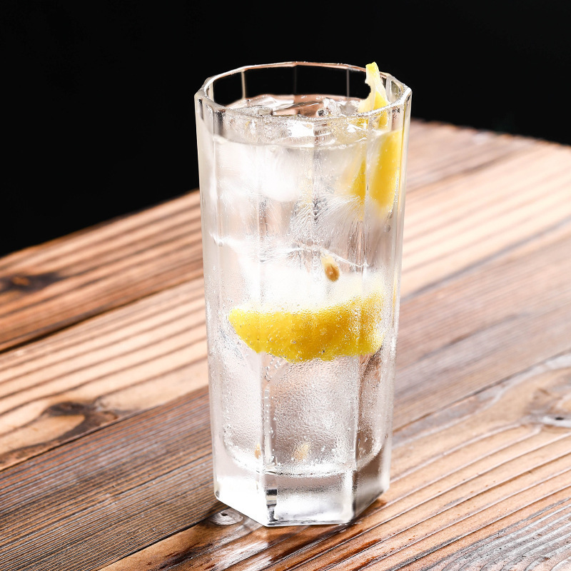 European-style whiskey glass Diamond Cup beer glass yanglie wine glass wine set milk juice cup