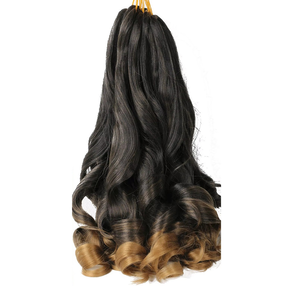 Peruca de comercio exterior extensión de cabello de mujer rollo suelto de cola de caballo africano sucio de cabello de aguja de cabello francés natural rollo de cabello trenzado