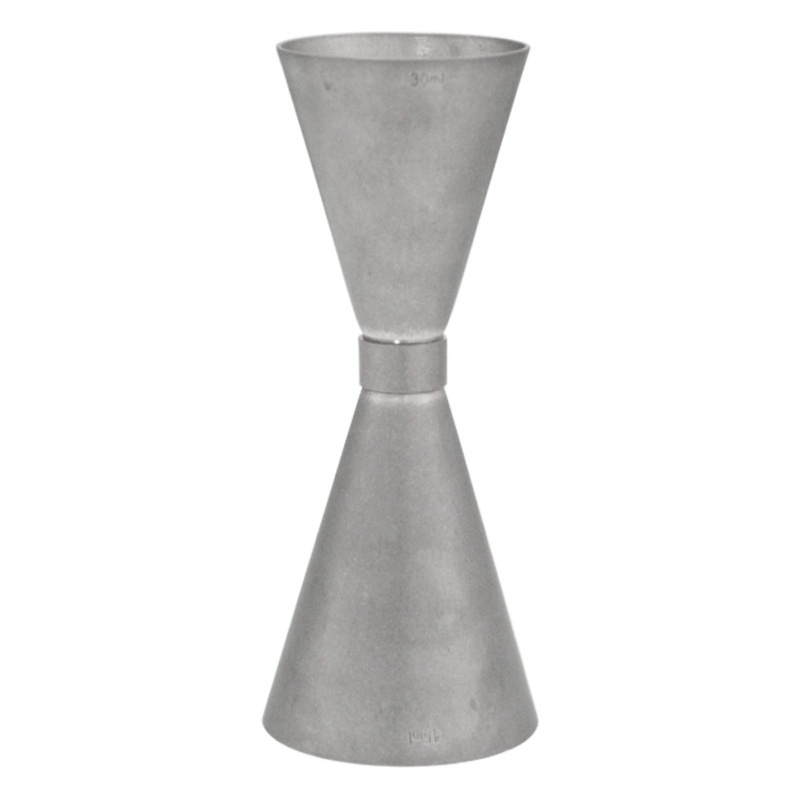 Stainless steel wine measuring device 304 Japanese gold ring jigger cone-shaped oz cup with scale measuring cup for cross-border foreign trade
